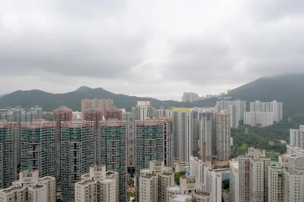 30 Nisan 2022 Po Lam, Hong Kong 'daki yerleşim bölgesi. 