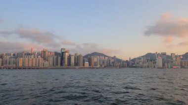 16 Şubat 2019 Victoria Limanı, gündüz vakti, Hong Kong 