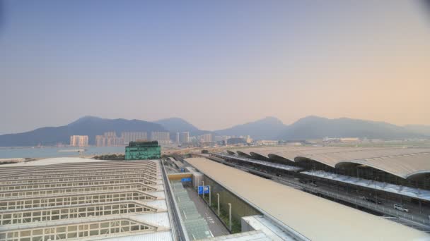 Mei 2019 Terminal Bandara Internasional Hong Kong — Stok Video