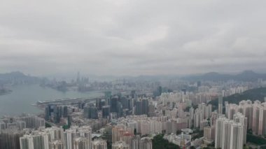 2 Mayıs 2022 Doğu Kowloon 'un Hong Kong kentinin manzarası