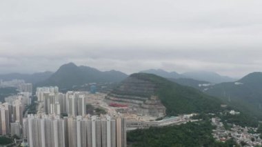 2 Mayıs 2022 Doğu Kowloon 'un Hong Kong kentinin manzarası