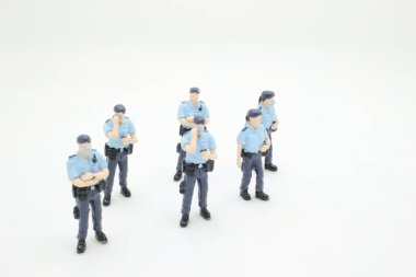 Çizgi film güvenlik görevlilerinin eğlencesi.