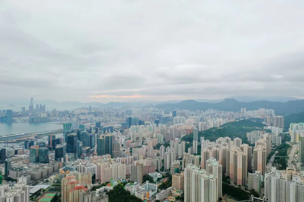 May 2022 Top View Kwun Tong Kowloon Side — стоковое фото