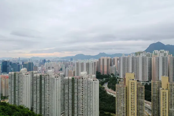 2 Mayıs 2022 Lam Tin, Hong Kong 'daki yerleşim bölgesi.