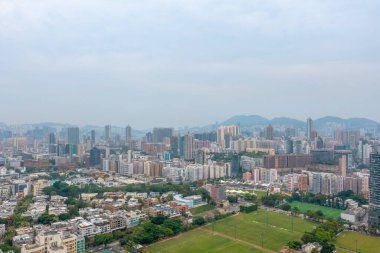 7 Mayıs 2021 Kowloon Tong 'daki Orta Kowloon şehri.