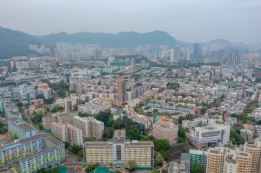 7 Mayıs 2021 Kowloon Tong 'daki Orta Kowloon şehri.