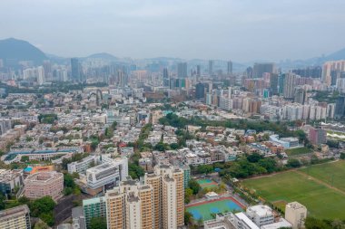 7 Mayıs 2021 Kowloon Tong 'daki Orta Kowloon şehri.