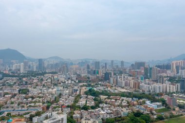 7 Mayıs 2021 Kowloon Tong 'daki Orta Kowloon şehri.