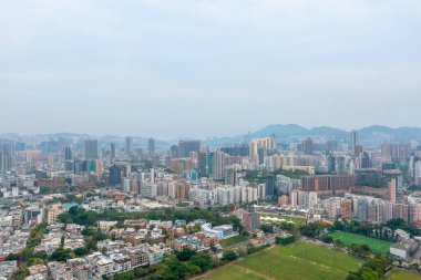 7 Mayıs 2021 Kowloon Tong 'daki Orta Kowloon şehri.