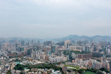 7 Mayıs 2021 Kowloon Tong 'daki Orta Kowloon şehri.