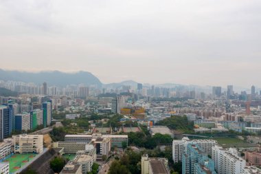 7 Mayıs 2021 Kowloon Tong 'daki Orta Kowloon şehri.