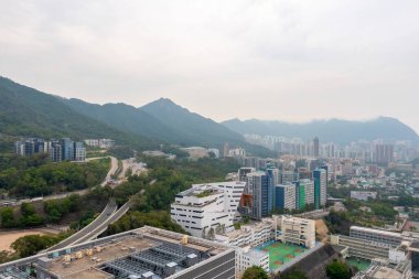 7 Mayıs 2021 Kowloon Tong 'daki Orta Kowloon şehri.