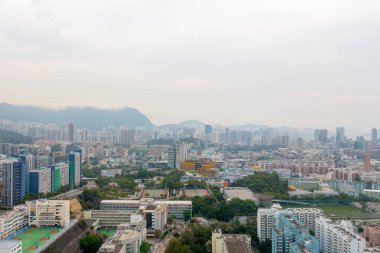 7 Mayıs 2021 Kowloon Tong 'daki Orta Kowloon şehri.