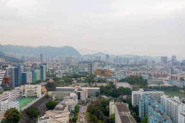 7 Mayıs 2021 Kowloon Tong 'daki Orta Kowloon şehri.