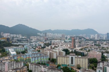 7 Mayıs 2021 Kowloon Tong 'daki Orta Kowloon şehri.