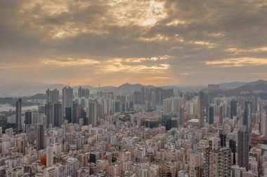 9 Mayıs 2022 Sham Shui Po 'nun batısında bir Kowloon şehri.