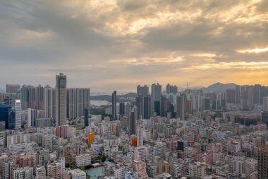9 Mayıs 2022 Sham Shui Po 'nun batısında bir Kowloon şehri.