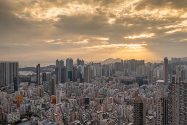 9 Mayıs 2022 Sham Shui Po 'nun batısında bir Kowloon şehri.