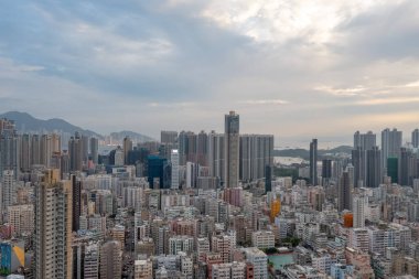 9 Mayıs 2022 Kowloon Doğu 'nun Kowloon Tong şehrinin manzarası.