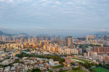 9 Mayıs 2022 Kowloon Doğu 'nun Kowloon Tong şehrinin manzarası.