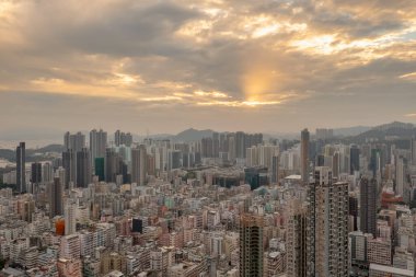 9 Mayıs 2022 Sham Shui Po 'nun batısında bir Kowloon şehri.