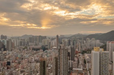 9 Mayıs 2022 Sham Shui Po 'nun batısında bir Kowloon şehri.