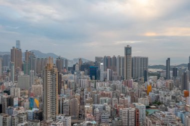 9 Mayıs 2022 Sham Shui Po 'nun batısında bir Kowloon şehri.