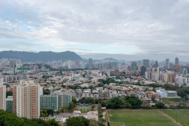 9 Mayıs 2022 Kowloon Tong 'daki Orta Kowloon şehri.