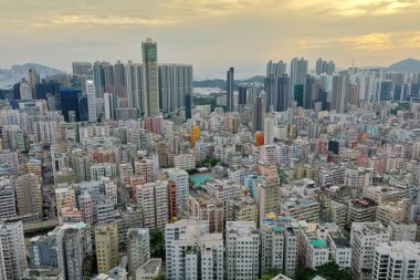9 Mayıs 2022 Sham Shui Po 'nun batısında bir Kowloon şehri.