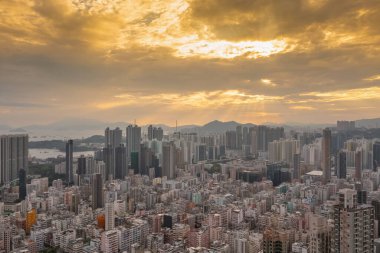 9 Mayıs 2022 Sham Shui Po 'nun batısında bir Kowloon şehri.