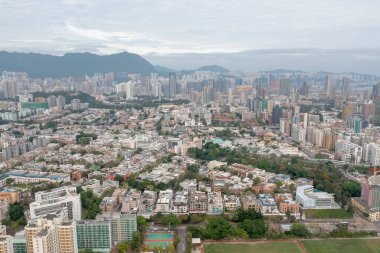 9 Mayıs 2022 Kowloon Doğu 'nun Kowloon Tong şehrinin manzarası.