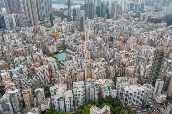 Μαΐου 2022 Μια Πόλη Scape Της Kowloon Δυτικά Του Sham — Φωτογραφία Αρχείου