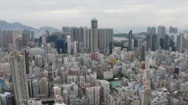 9 Mayıs 2022 Kowloon yarımadasındaki Kowloon şehri.