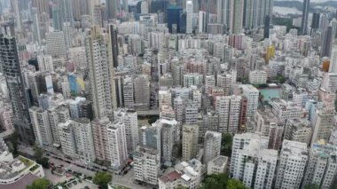 9 Mayıs 2022 Sham Shui Po 'nun batısındaki Kowloon şehri.