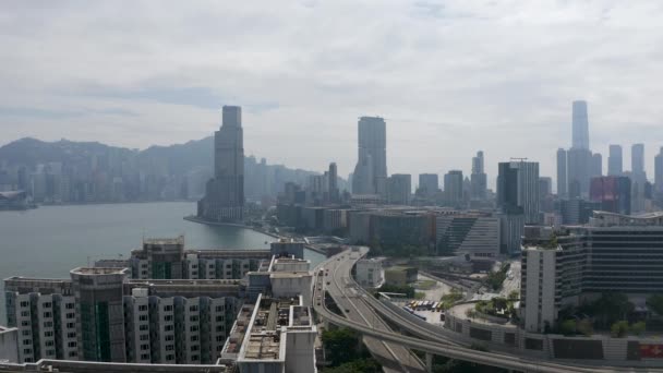 Mayıs 2022 Hong Kong Hung Hom Bypass Von Tsim Sha — Stok video