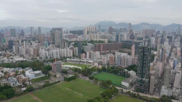 May 2022 City Scape Kowloon Kowloon Peninsula — Stockvideo