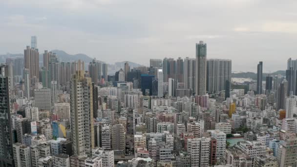 Maio 2022 Uma Paisagem Urbana Kowloon Sul Península Kowloon — Vídeo de Stock