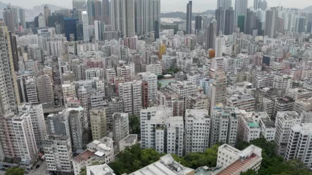 May 2022 Cityscape Kowloon West Sham Shui — Stockvideo