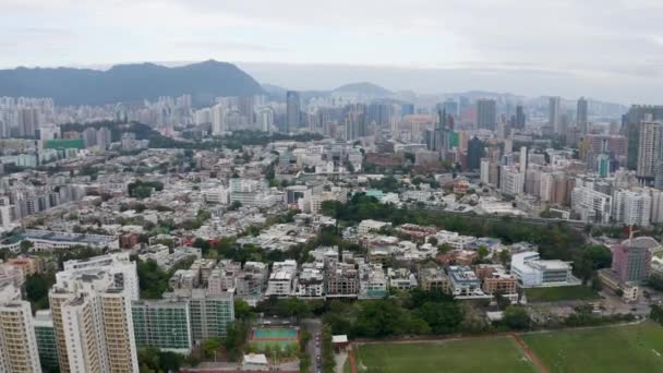 May 2022 City Scape Kowloon South Kowloon Peninsula — Stockvideo