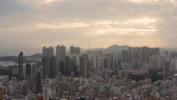 Maggio 2022 Paesaggio Urbano Kowloon Ovest Sham Shui — Video Stock
