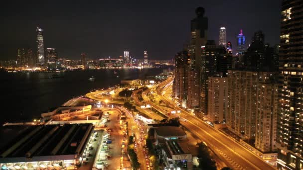 Aug 2019 Hong Kong Island Cityscape Sai Ying Pun — Stockvideo