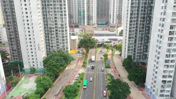 Out 2019 Vista Área Residencial Hang Hau — Vídeo de Stock