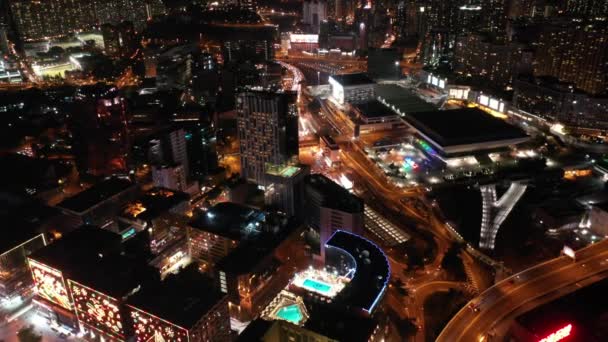 Nov 2019 Hung Hom Hong Kong Aerial View Hong Kong — Stock Video