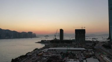 7 Aralık 2019 Batı Kowloon Kültür Bölgesi Rıhtımı