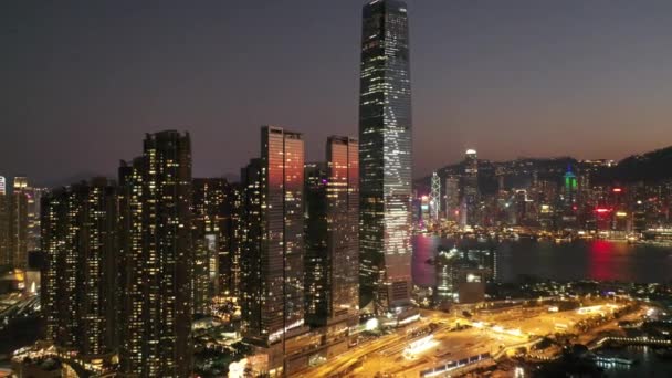 Dec 2019 Táj West Kowloon Hong Kong — Stock videók