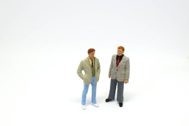 Beyaz tahtadaki iş figürünün eğlencesi.