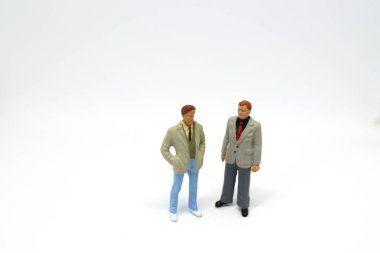 Beyaz tahtadaki iş figürünün eğlencesi.