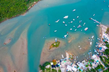 21 Mayıs 2022 Tai Tam Limanı, Hong Kong manzarası