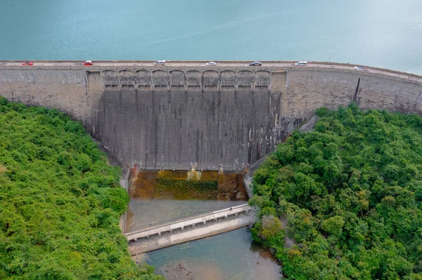 Maio 2022 Ponto Vista Tai Tam Tuk Reservoir Dam Hong — Fotografia de Stock