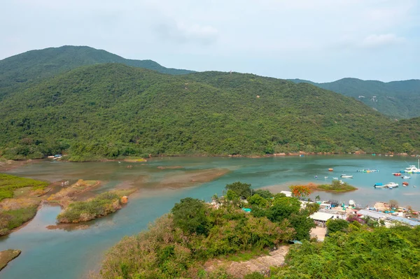 Maggio 2022 Paesaggio Estuario Tai Tam Harbour — Foto Stock